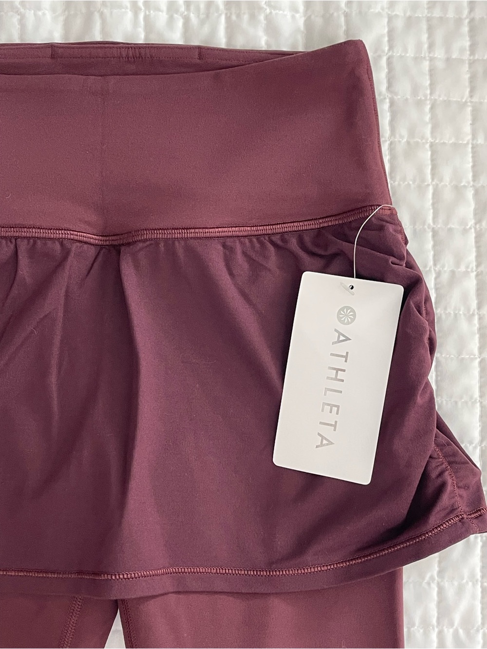 Athleta Elation 2 in 1 7/8 Tight in Powervita size XS Athleisure Yoga Activewear - Picture 6 of 11